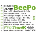 Lipo ACCCA für PEEPO-Radio-kontrollierte Geräte, Li-PO 8S + Alarm-Tester | Scientific-MHD Lipo ACCCA für PEEPO-Radio-kontrollierte Geräte, Li-PO 8S + Alarm-Tester | Scientific-MHD