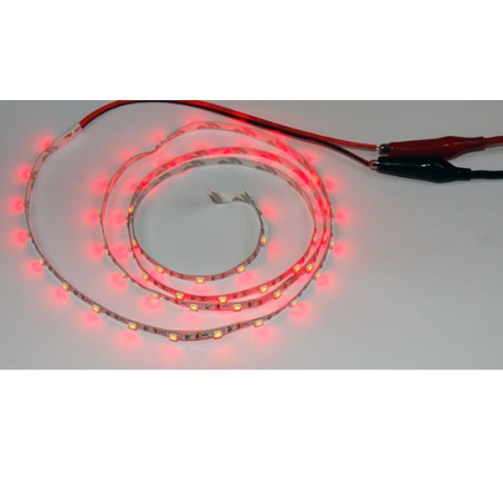 Accessoire für Radio -kontrolliertes Flugzeugband rotes LED -Aufkleber Länge 1m, 6 V | Scientific-MHD