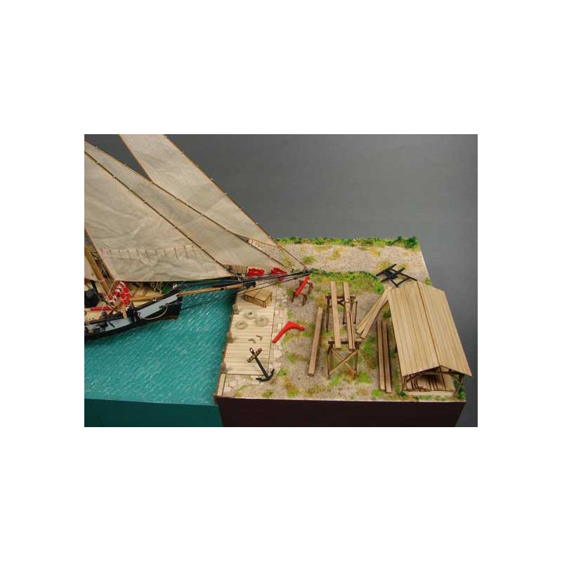 Quai Baltimore 780 Echogebäude. 1/72 | Scientific-MHD