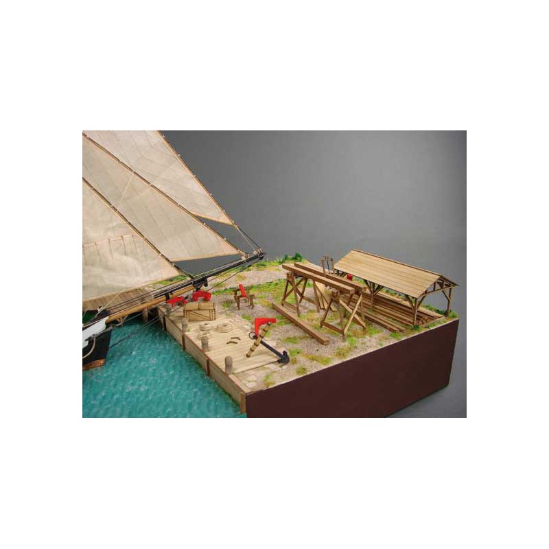 Quai Baltimore 780 Echogebäude. 1/72 | Scientific-MHD