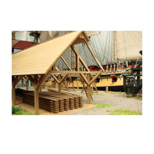 Bauen von Quai Chatam 1780 Ech. 1/72 Bauen von Quai Chatam 1780 Ech. 1/72 | Scientific-MHD