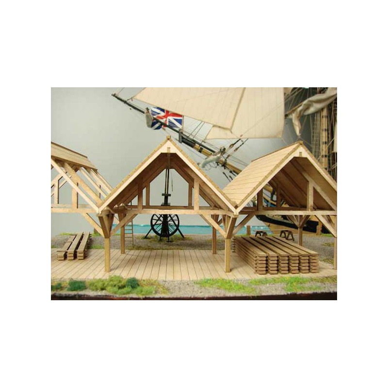 Bauen von Quai Chatam 1780 Ech. 1/72 | Scientific-MHD