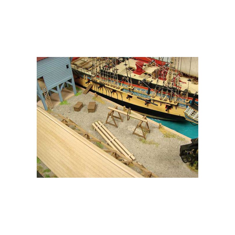 Bauen von Quai Chatam 1780 Ech. 1/72 | Scientific-MHD