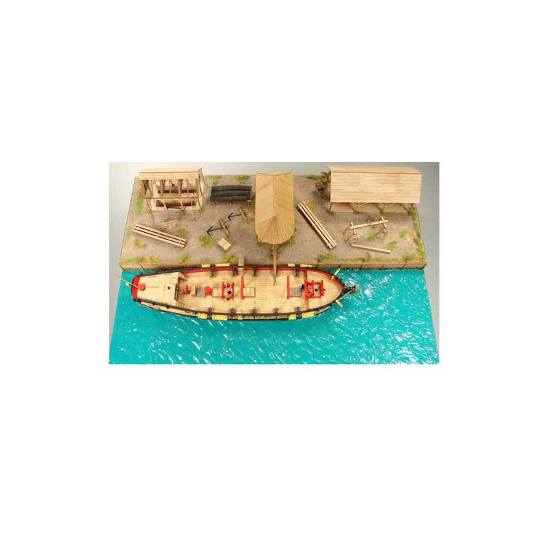 Bauen von Quai Chatam 1754 Ech. 1/96 | Scientific-MHD