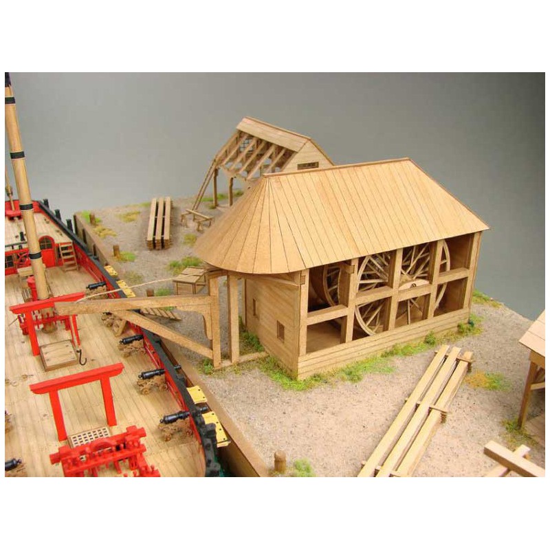 Bauen von Quai Chatam 1754 Ech. 1/96 | Scientific-MHD