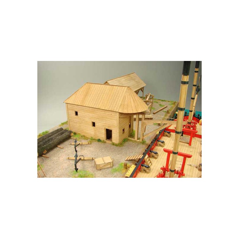 Bauen von Quai Chatam 1754 Ech. 1/96 | Scientific-MHD