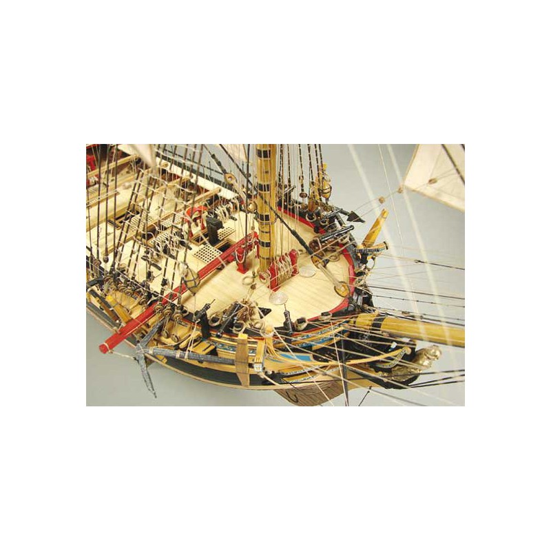 Statisches Boot HMS Mercury 1779 Ech. 1/72 | Scientific-MHD