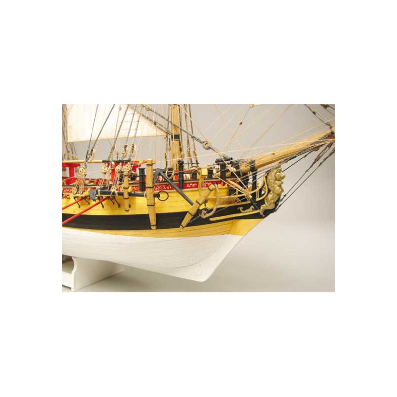 Statisches Boot HMS Wolf 1754 Ech. 1/72 | Scientific-MHD