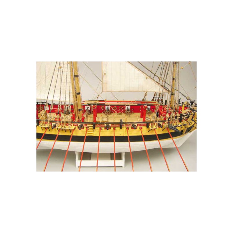 Statisches Boot HMS Wolf 1754 Ech. 1/72 | Scientific-MHD