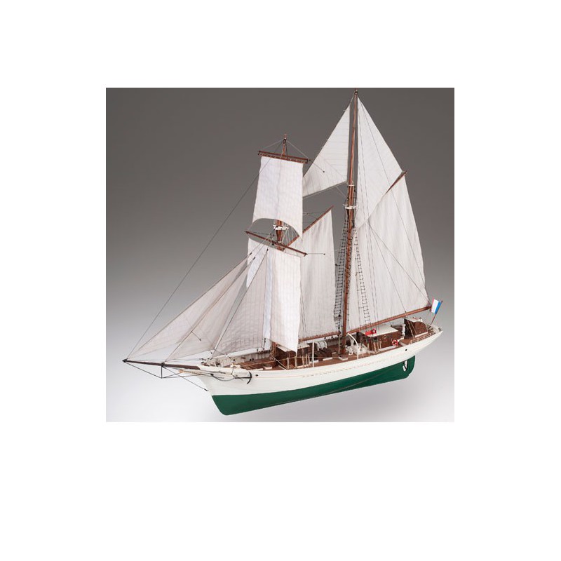 Statisches Boot Die schöne Henne 1/50 | Scientific-MHD