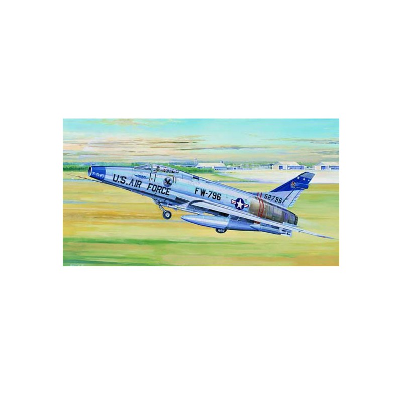 F-100d Plastikflugzeugmodell "Super Sabre" | Scientific-MHD