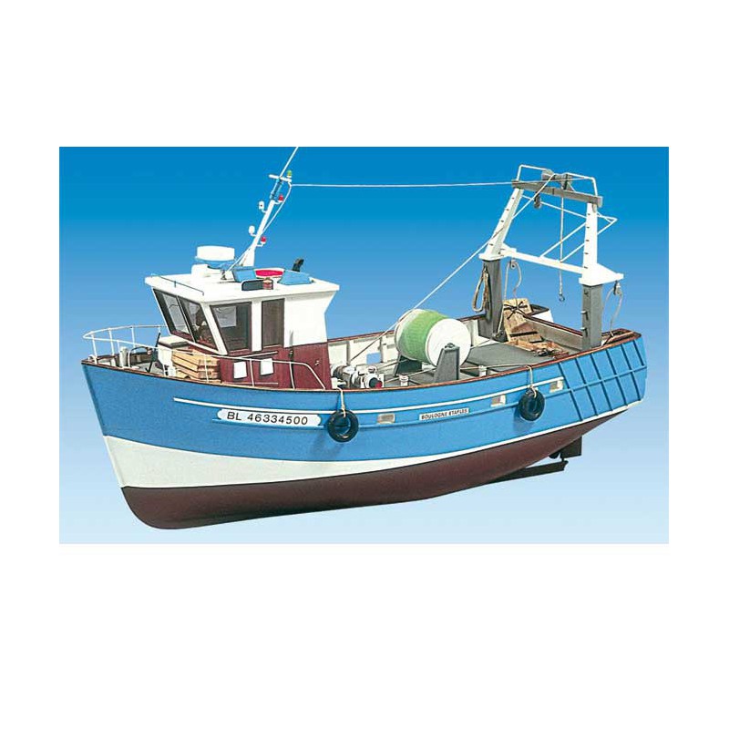 Radiocheted Electric Boat Bouognes ETAPLES RC 1/20 | Scientific-MHD