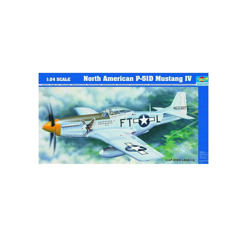 P-51d Mustang IV Kunststoffebene Modell | Scientific-MHD