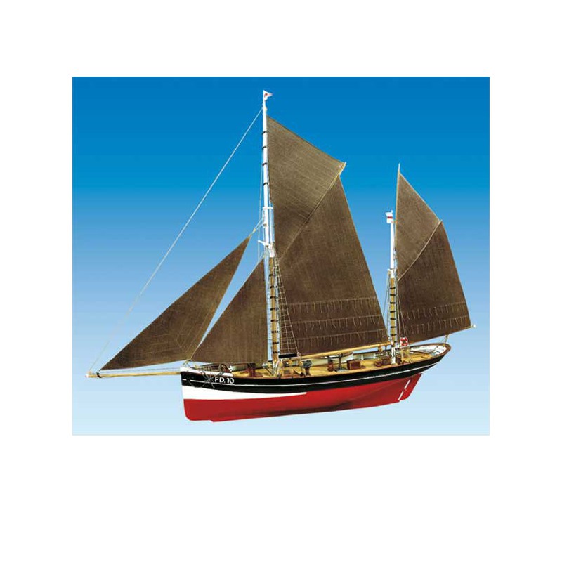 FD10 YAWL 1/50 Statisches Boot | Scientific-MHD