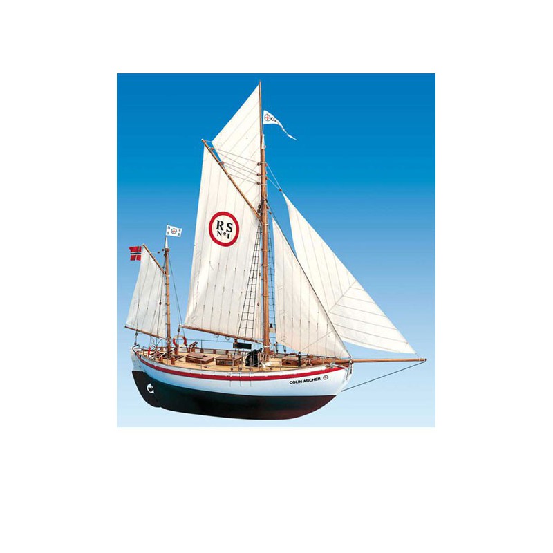 Elektrisches Boot Radio kontrolliert Colin Archer R/C 1/15 | Scientific-MHD