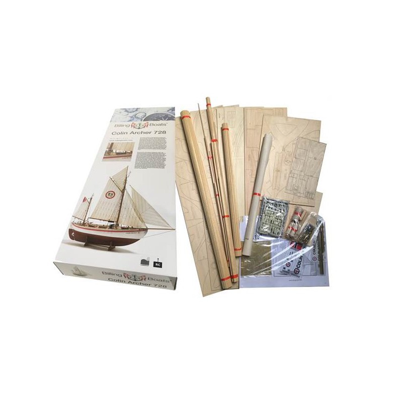 Elektrisches Boot Radio kontrolliert Colin Archer R/C 1/15 | Scientific-MHD