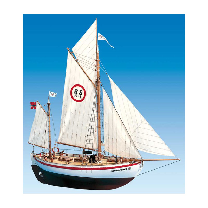 Elektrisches Boot Radio kontrolliert Colin Archer R/C 1/15 | Scientific-MHD