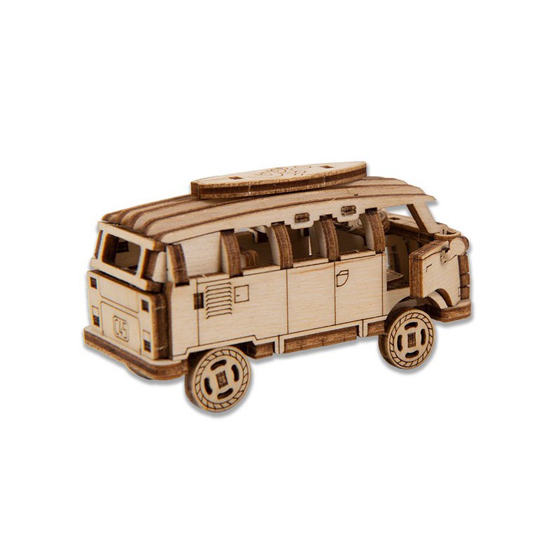 Einfach mechanisches 3D -Puzzle für Retro Superfast Busmodell | Scientific-MHD