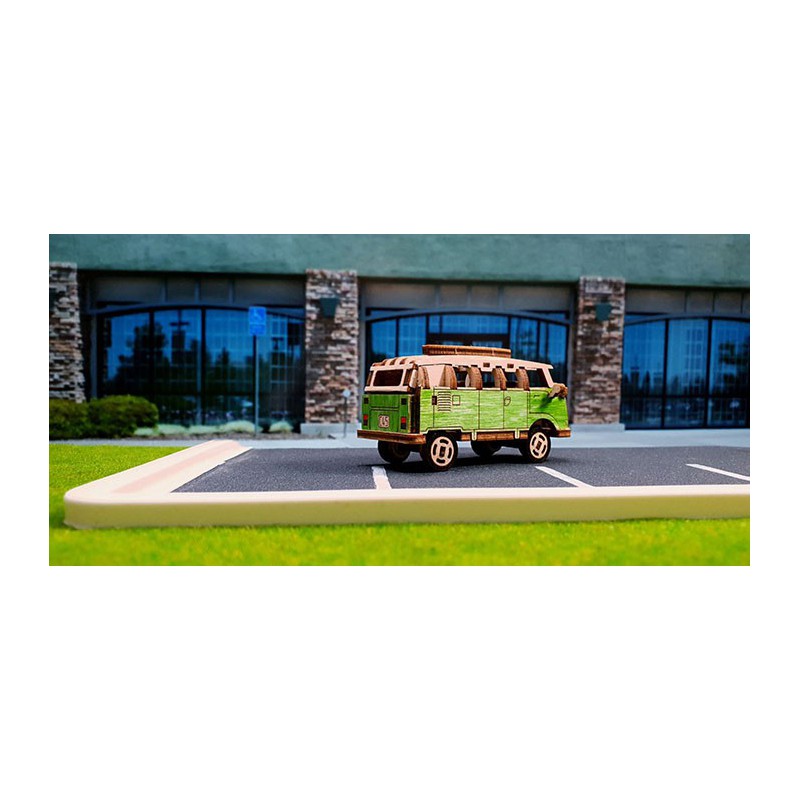 Einfach mechanisches 3D -Puzzle für Retro Superfast Busmodell | Scientific-MHD