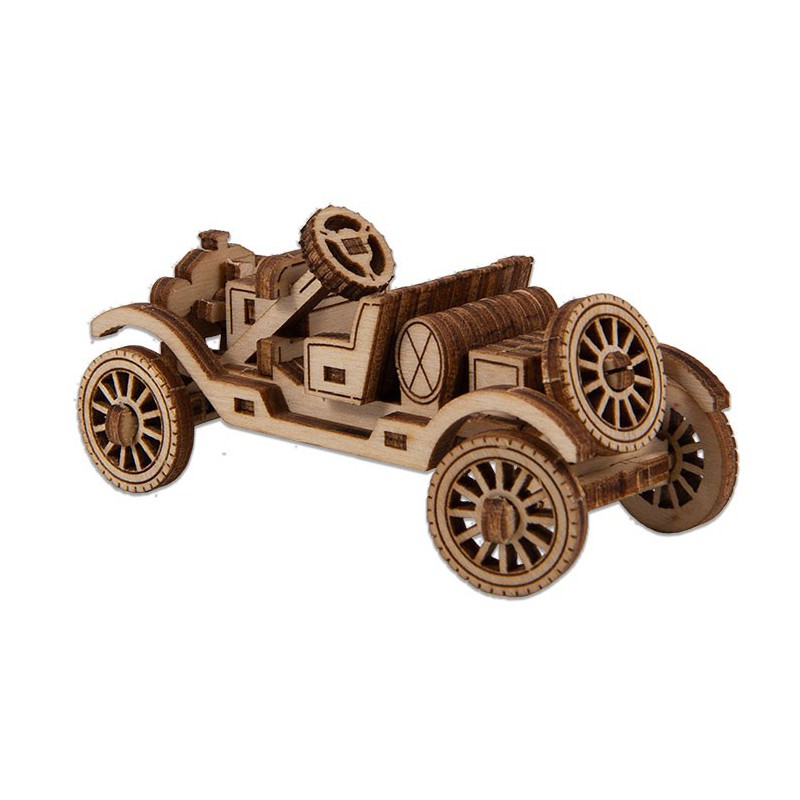 Einfach mechanisches 3D -Puzzle für Retro Superfast Auto -Modell | Scientific-MHD