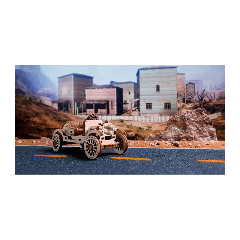 Einfach mechanisches 3D -Puzzle für Retro Superfast Auto -Modell | Scientific-MHD