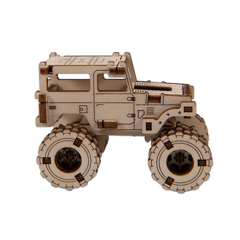 Einfaches mechanisches 3D -Puzzle für Monster Truck 5 Superfast Modell | Scientific-MHD