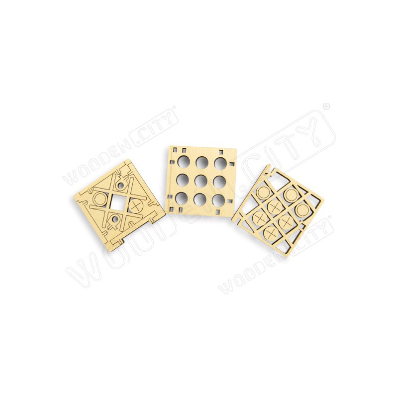 Einfach mechanisches 3D -Puzzle für kleine Tic Tac Toe N ° 2 Modell | Scientific-MHD