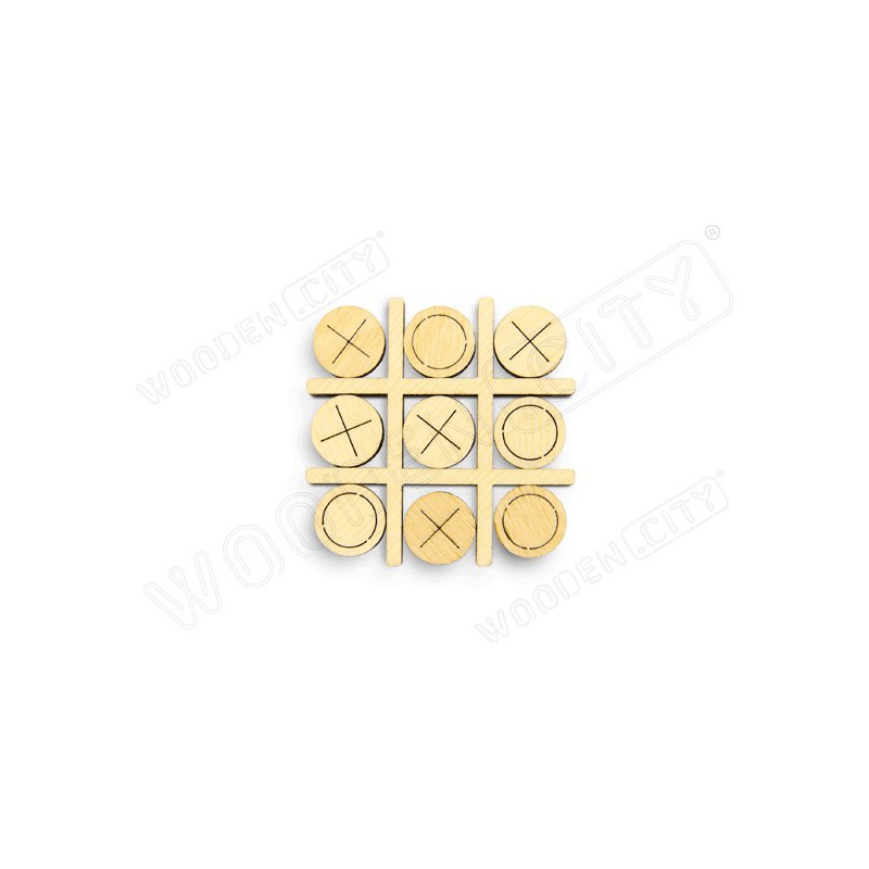 Einfach mechanisches 3D -Puzzle für kleine Tic Tac Toe N ° 2 Modell | Scientific-MHD