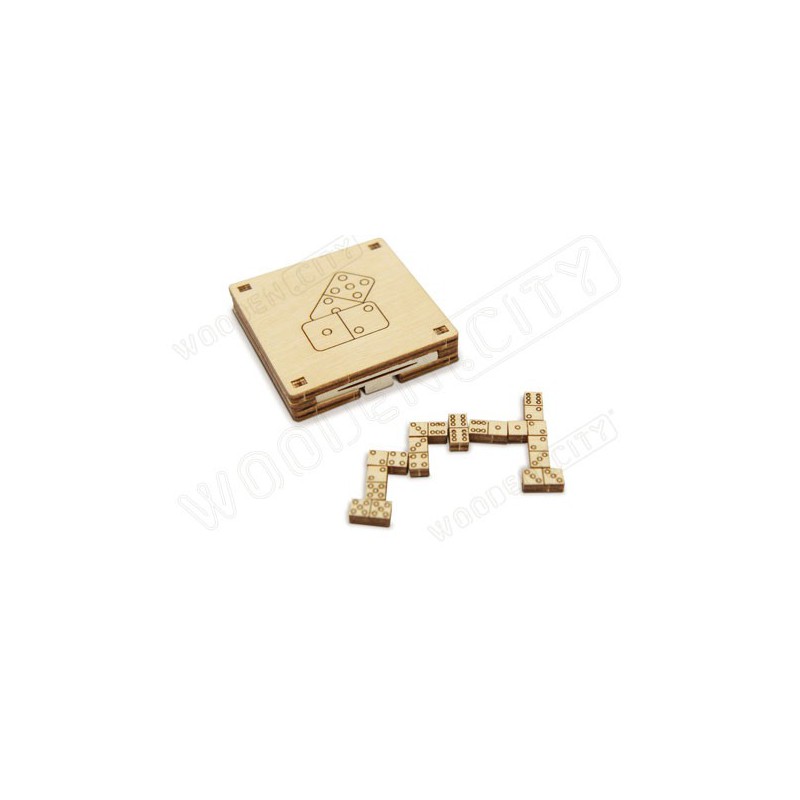 Einfaches mechanisches 3D -Puzzle für kleines Dominospielmodell | Scientific-MHD