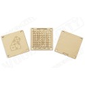 Einfaches mechanisches 3D -Puzzle für kleines Dominospielmodell | Scientific-MHD Einfaches mechanisches 3D -Puzzle für kleines Dominospielmodell | Scientific-MHD