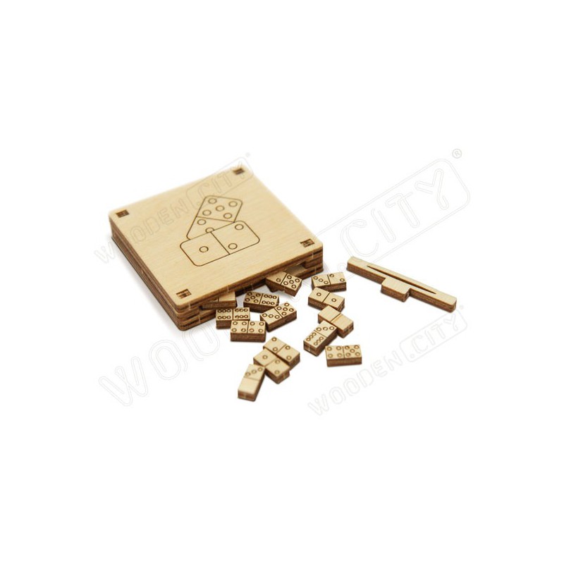Einfaches mechanisches 3D -Puzzle für kleines Dominospielmodell | Scientific-MHD