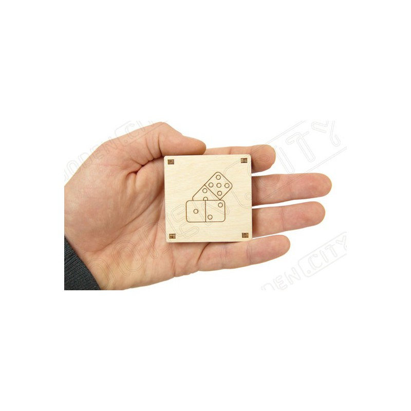 Einfaches mechanisches 3D -Puzzle für kleines Dominospielmodell | Scientific-MHD