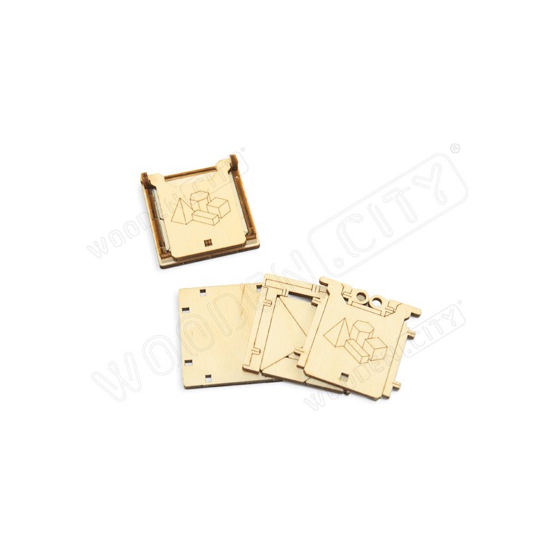 Einfaches mechanisches 3D -Puzzle für kleines Tangram -Board -Modell | Scientific-MHD