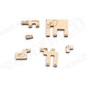 Einfach mechanisches 3D -Puzzle für Modell kleiner Brettspiel -Puzzle Zoo | Scientific-MHD Einfach mechanisches 3D -Puzzle für Modell kleiner Brettspiel -Puzzle Zoo | Scientific-MHD
