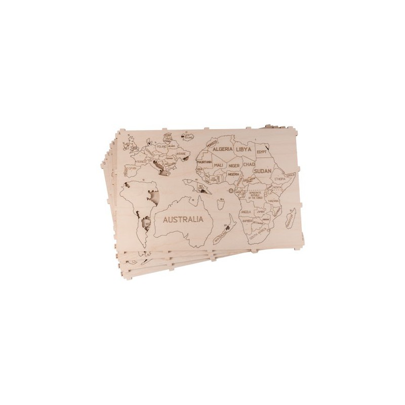 Einfache mechanische 3D -Puzzle für Model World Card l | Scientific-MHD