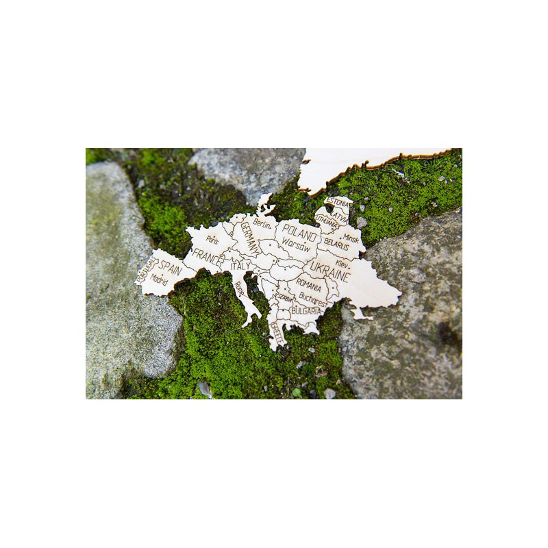 Einfaches mechanisches 3D -Puzzle für XL World Map -Modell | Scientific-MHD