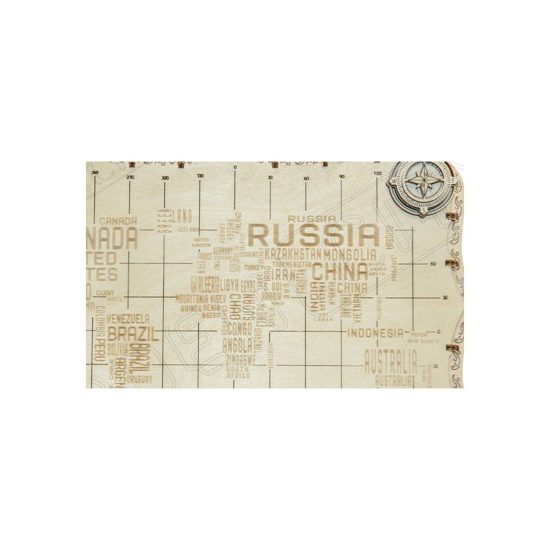 Einfache mechanische 3D -Puzzle für Model World Card Shipping Series Wörter | Scientific-MHD