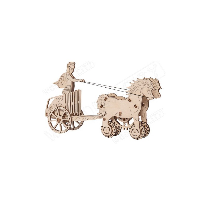 Einfaches mechanisches 3D -Puzzle für das römische Holzkohlemodell | Scientific-MHD