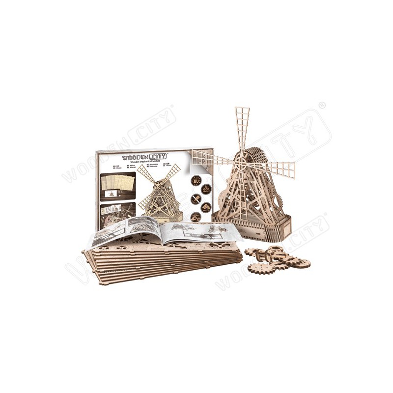 Zwischenmechanischer 3D -Puzzle für Mühlenmodell | Scientific-MHD