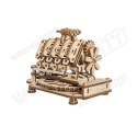Intermediate Mechanical 3D -Puzzle für V8 Motormodell | Scientific-MHD Intermediate Mechanical 3D -Puzzle für V8 Motormodell | Scientific-MHD
