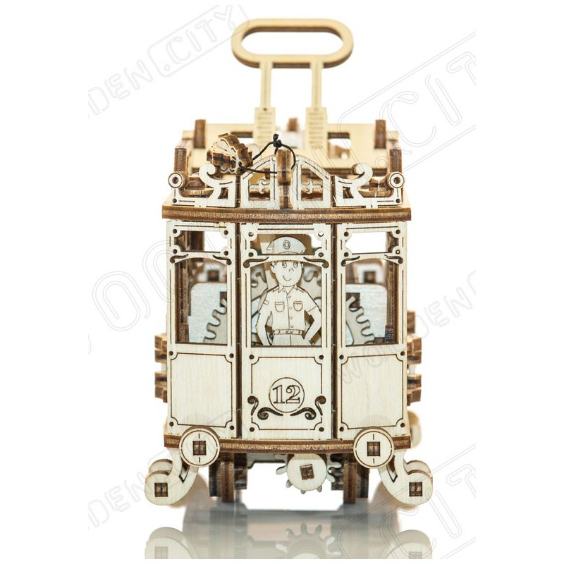 3D Mechanische Puzzle -Stadt -Straßenbahn | Scientific-MHD