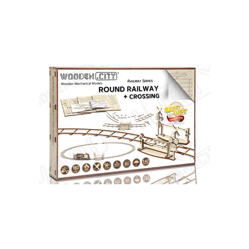 Einfaches mechanisches 3D -Puzzle für Lokomotivschienenmodell | Scientific-MHD