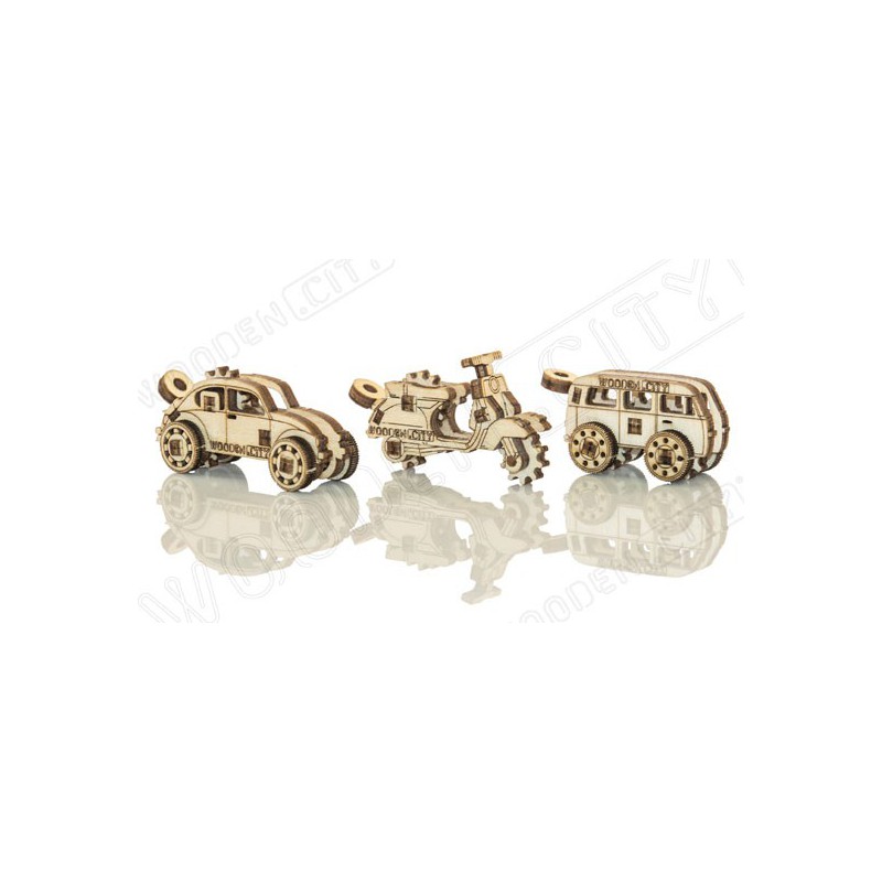 Einfaches mechanisches 3D -Puzzle für Vintage -Transport -Widget -Modell | Scientific-MHD