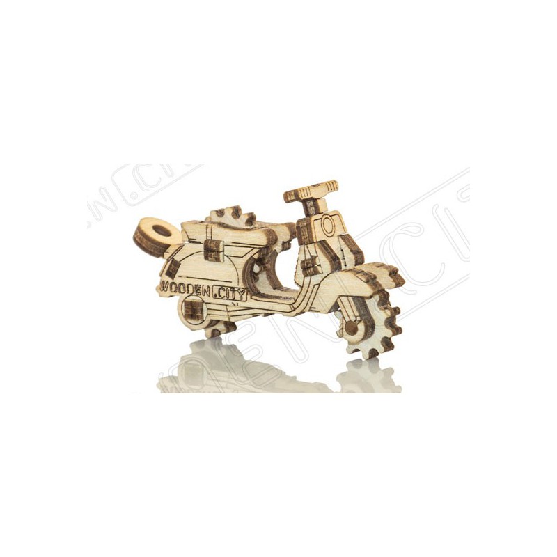 Einfaches mechanisches 3D -Puzzle für Vintage -Transport -Widget -Modell | Scientific-MHD