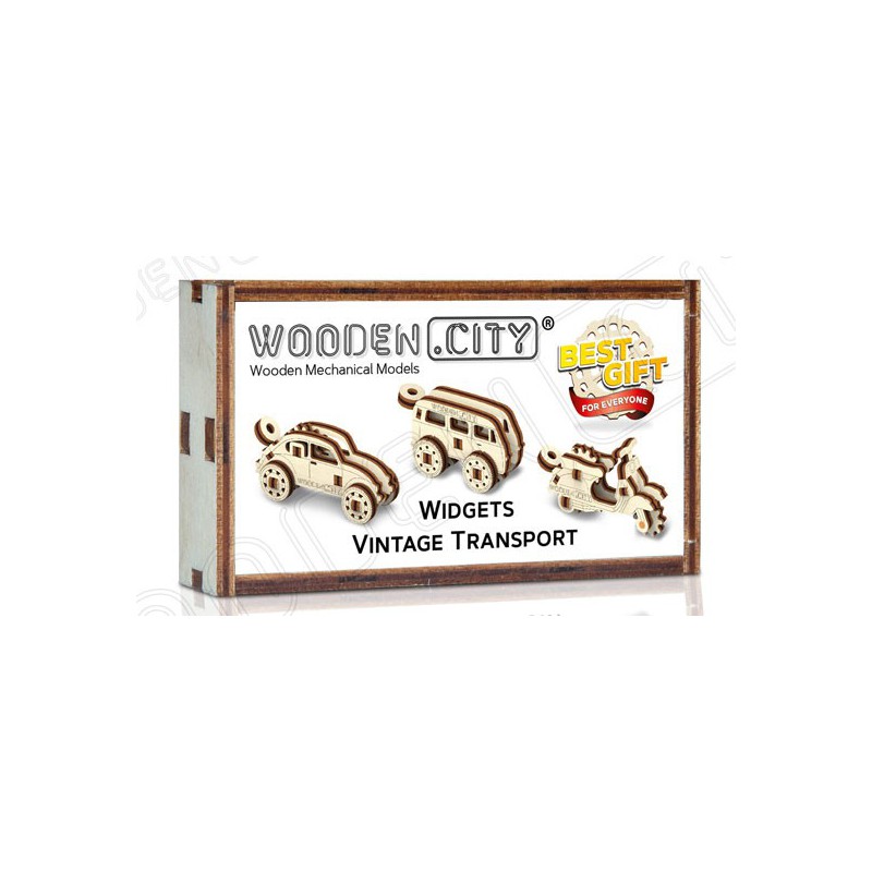 Einfaches mechanisches 3D -Puzzle für Vintage -Transport -Widget -Modell | Scientific-MHD