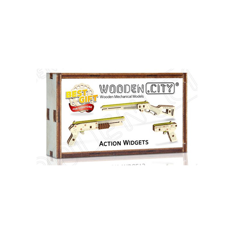 Einfaches mechanisches 3D -Puzzle für Widget -Kanonenmodell | Scientific-MHD