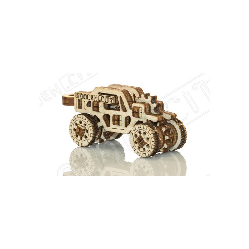 Einfaches mechanisches 3D -Puzzle für Rennwagen -Widget -Modell | Scientific-MHD