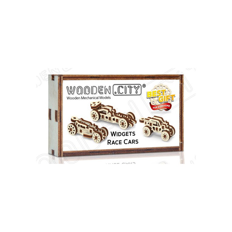 Einfaches mechanisches 3D -Puzzle für Rennwagen -Widget -Modell | Scientific-MHD