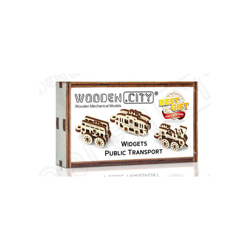 Einfaches mechanisches 3D -Puzzle für das Widget -Modell des öffentlichen Verkehrs | Scientific-MHD