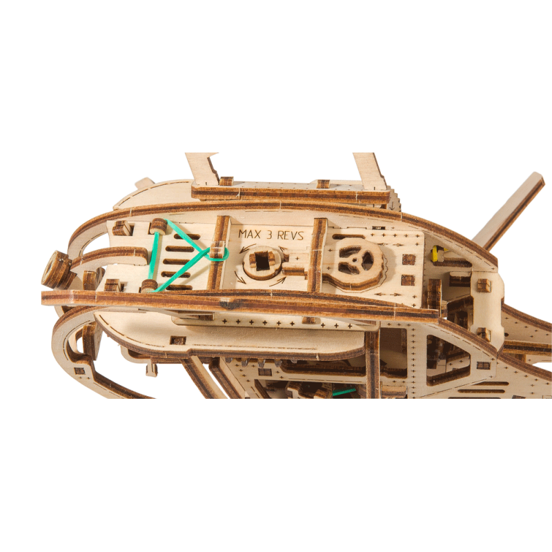 Zwischenmechanischer 3D -Puzzle für Hubschraubermodell | Scientific-MHD